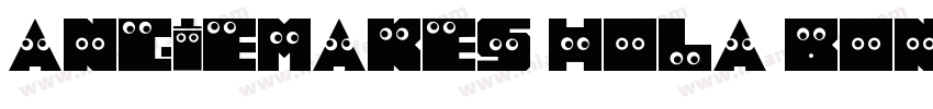 AngieMakes Hola Boni字体转换